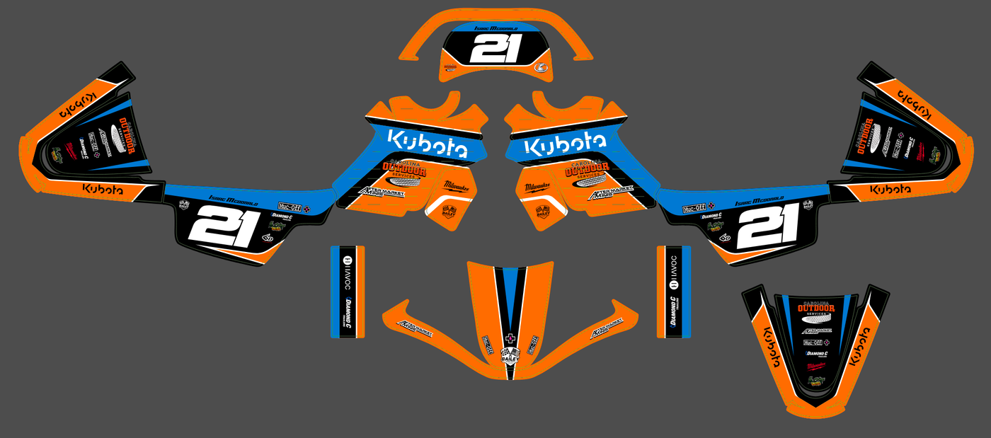 kit grafiche YAMAHA PIWI PW 50 80 1990-2025 - VULTRIX