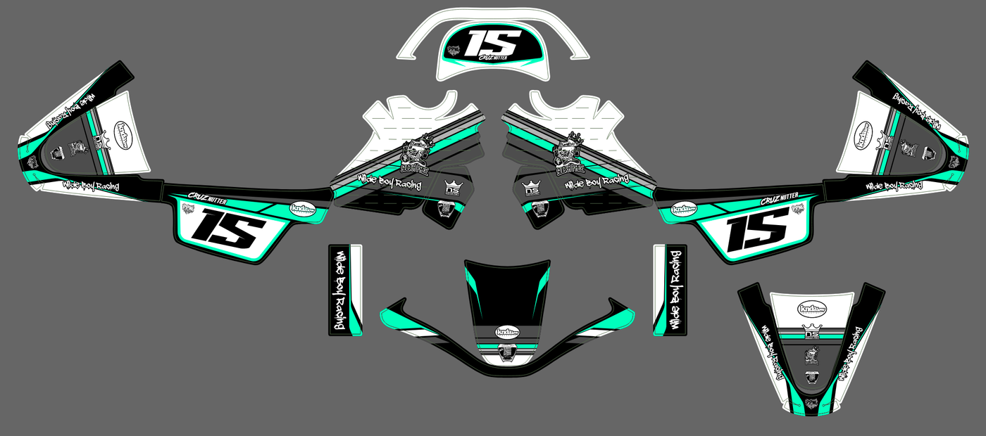 kit gráfico YAMAHA PIWI PW 50 80 1990-2025 - VANTROX