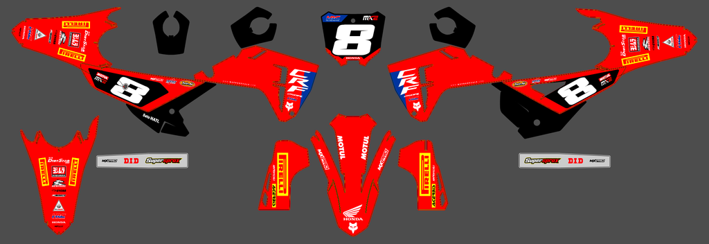 Kit déco BETA RR Enduro 2020-2022 - THRAX