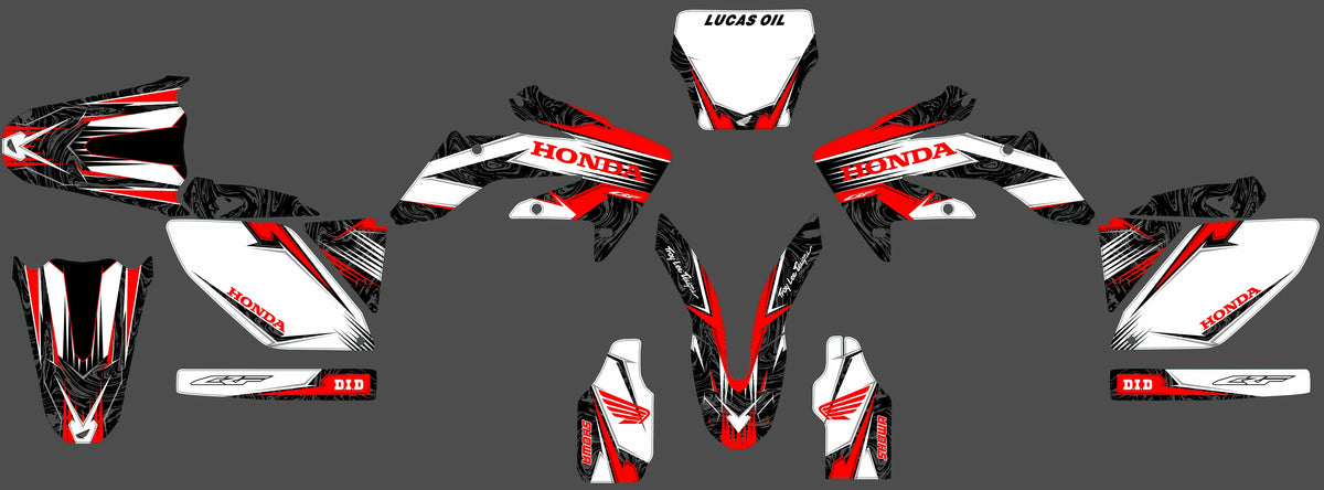 Graphics kit HONDA CRF 450 2005-2008 - NITRAX