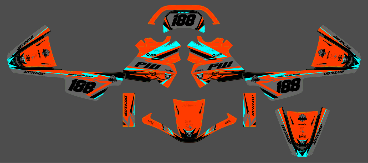 kit gráfico YAMAHA PIWI PW 50 80 1990-2025 - VYPRON