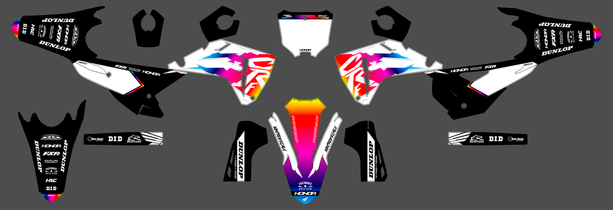 HONDA CRF 250 & CRF 450 2025-2026 graphics kit - VEXTRIX
