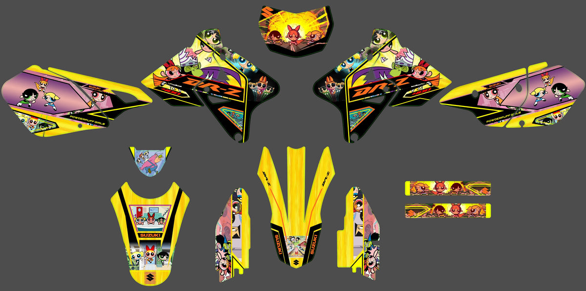 graphics kit SUZUKI DRZ 400 - VORNAX