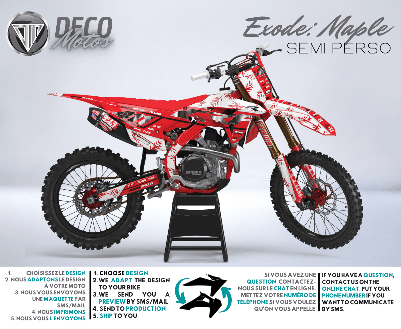 HOT Crf 250 Red Moto Ricambi Crf 250 2022 2022 Crf 250