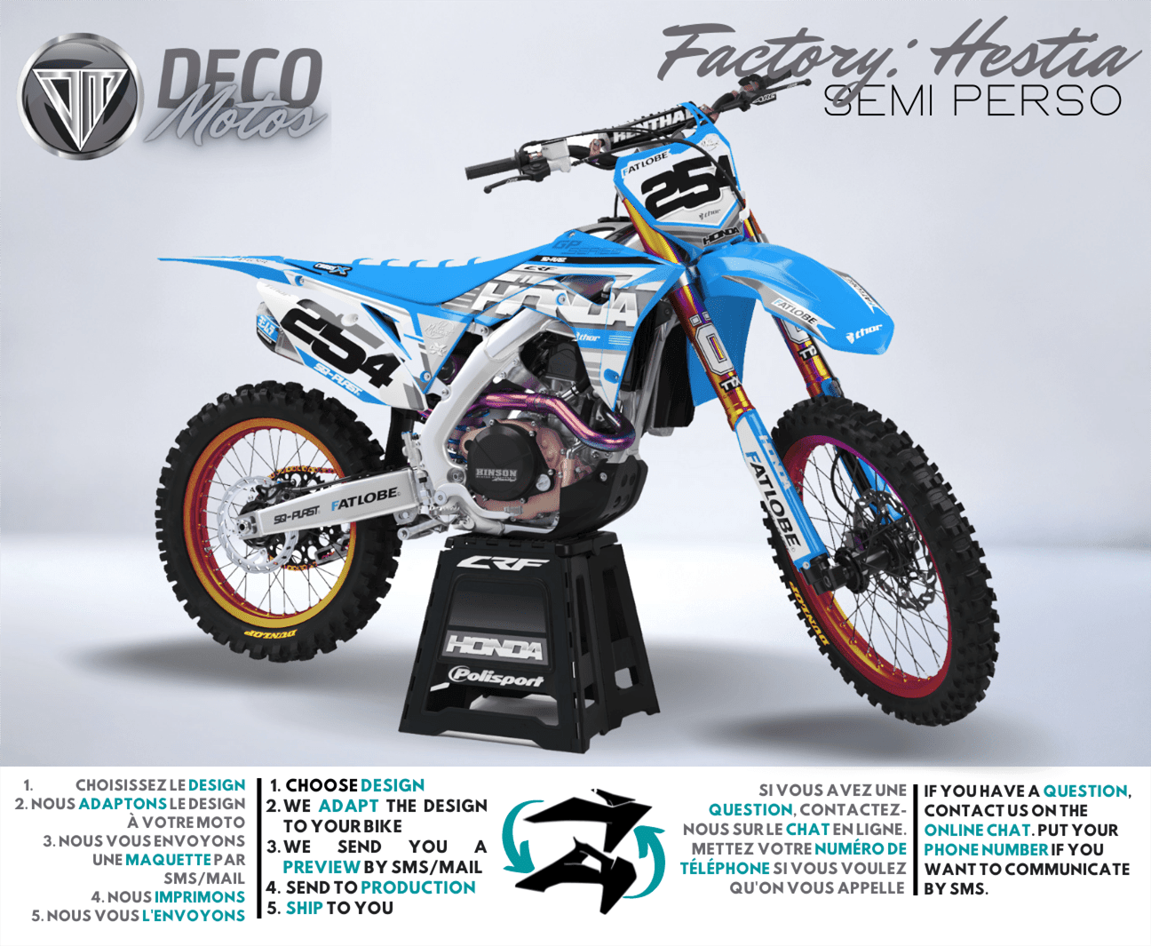 Honda Crf Electric Dirt Bike Kit Hestia V2 Honda CRF 250 2022-2023