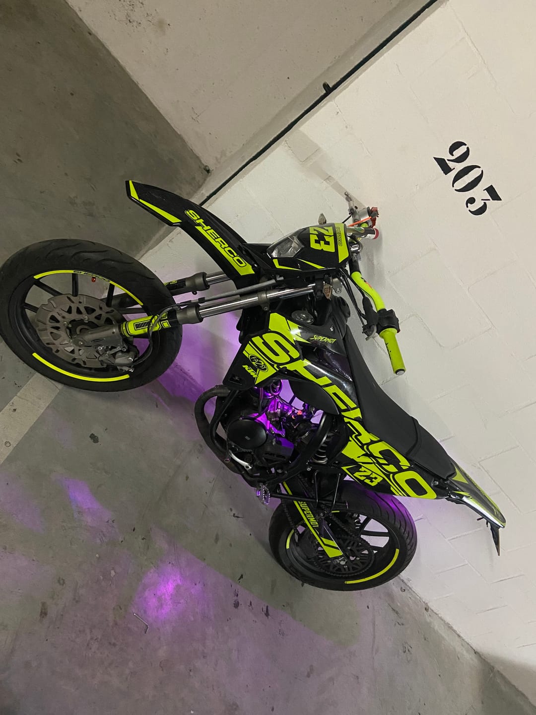 Kit Déco Sherco SE-R SM-R 50cc (Holographique et fluo en option) - SUNSTRIKE