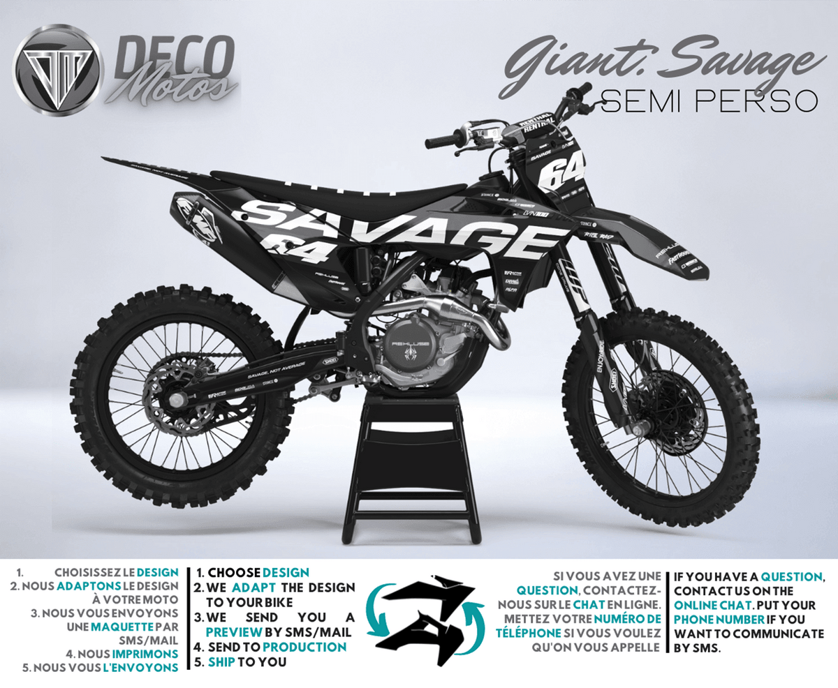 Savage - Semi-Custom Decal Kit