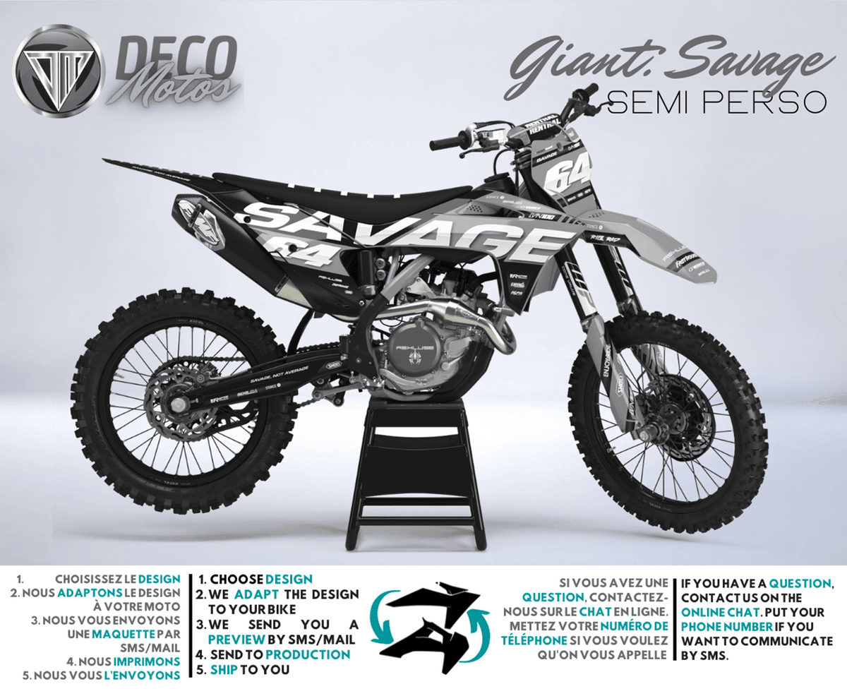 Savage - Semi-Custom Decal Kit