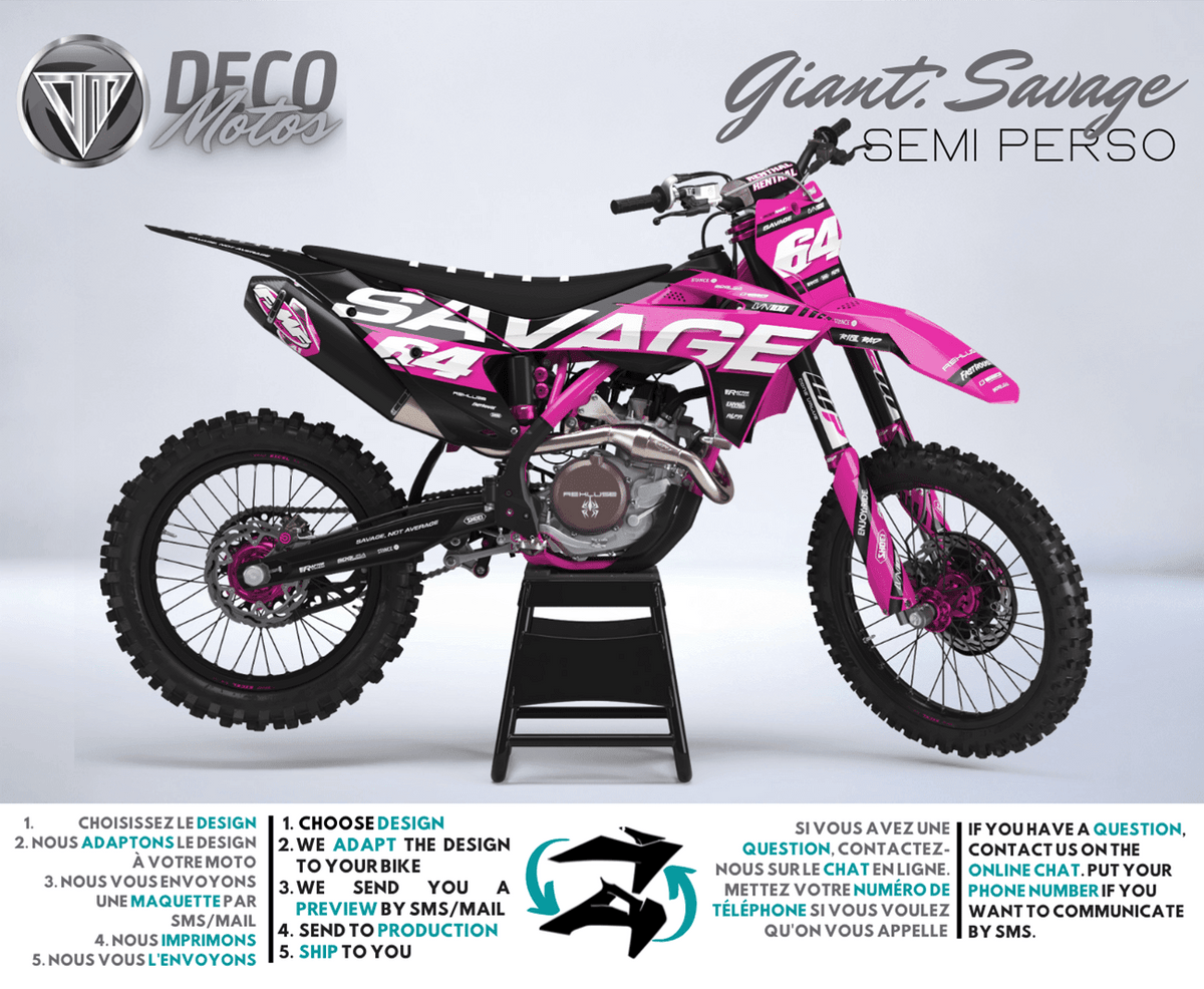 Savage - Semi-Custom Decal Kit