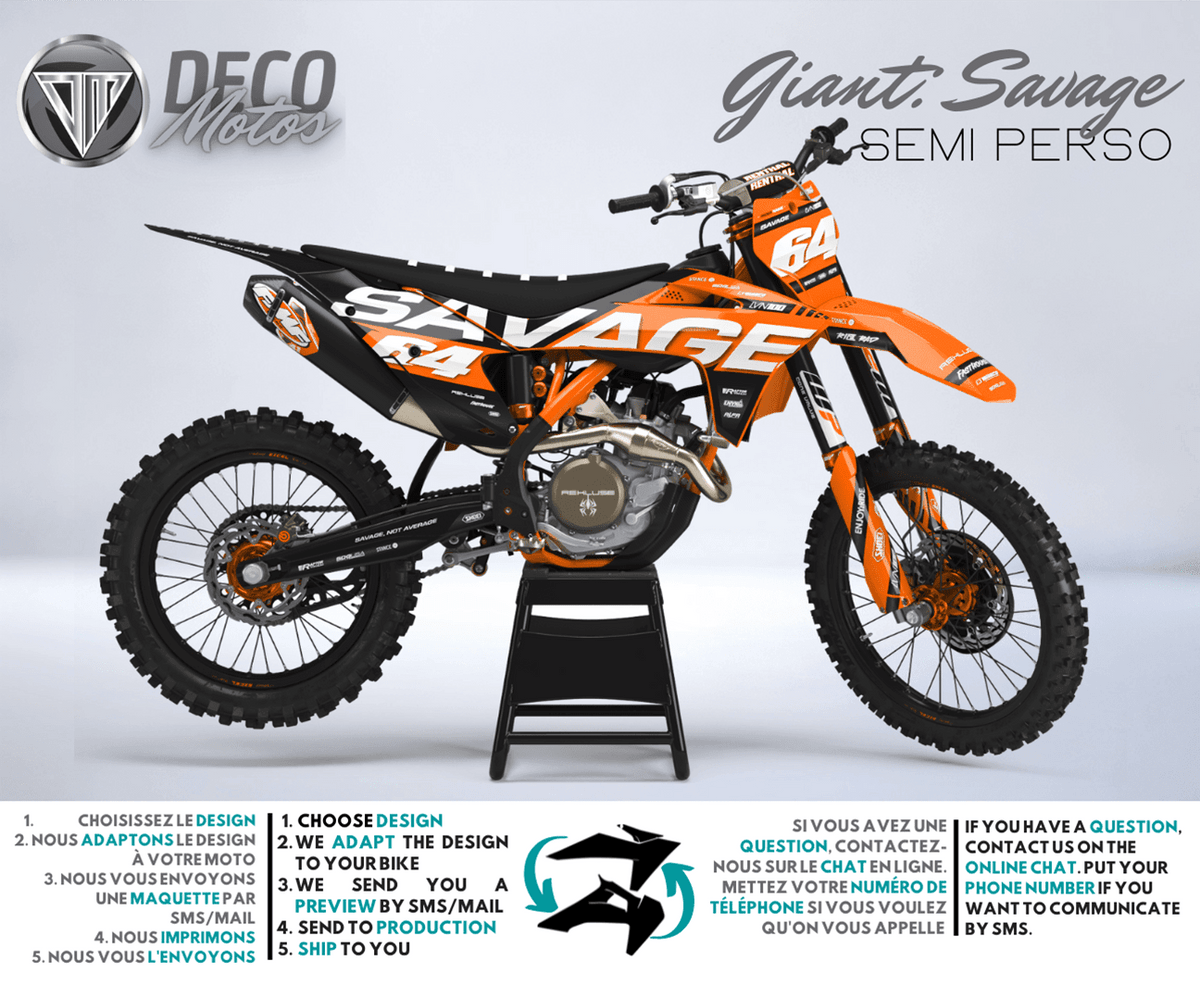 Savage - Semi-Custom Decal Kit