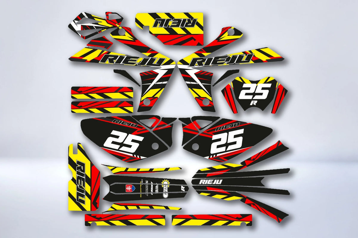 Dekor-Kit RIEJU MRT 2009-2021 - HAZARD