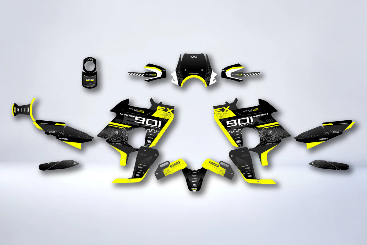 Kit Déco HUSQVARNA NORDEN 901 - BLUE EXPEDITION