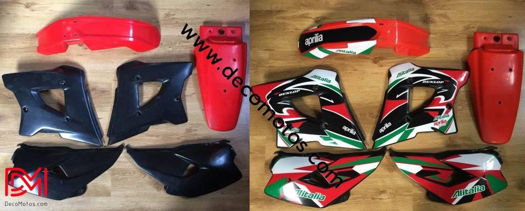 Kit Déco APRILIA MX 125 - RED GREEN