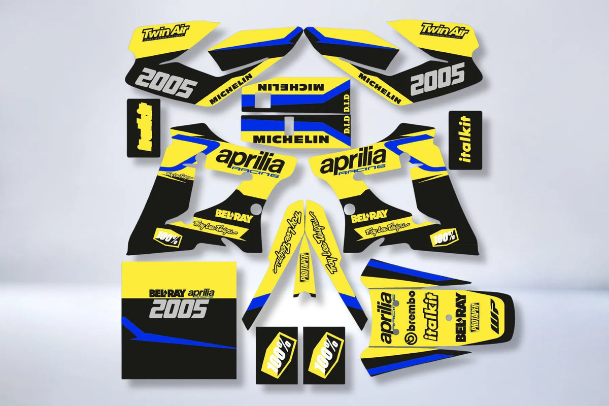 Kit Déco APRILIA MX 125 - YELLOW