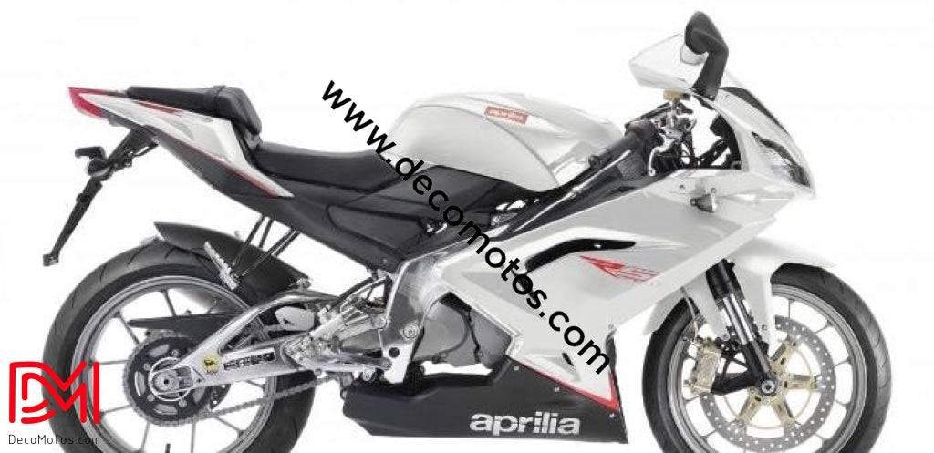 graphics kit APRILIA RS 125 after 2006 (2010) - WHITE
