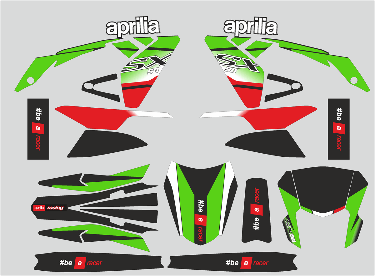 Kit Déco Aprilia SX 50 & RX 50 2018-2026 - ORIGINAL