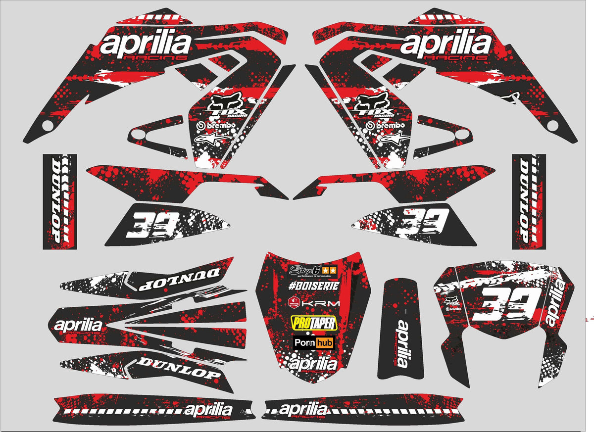 Kit Déco Aprilia SX 50 & RX 50 2018-2026 - RED FOX