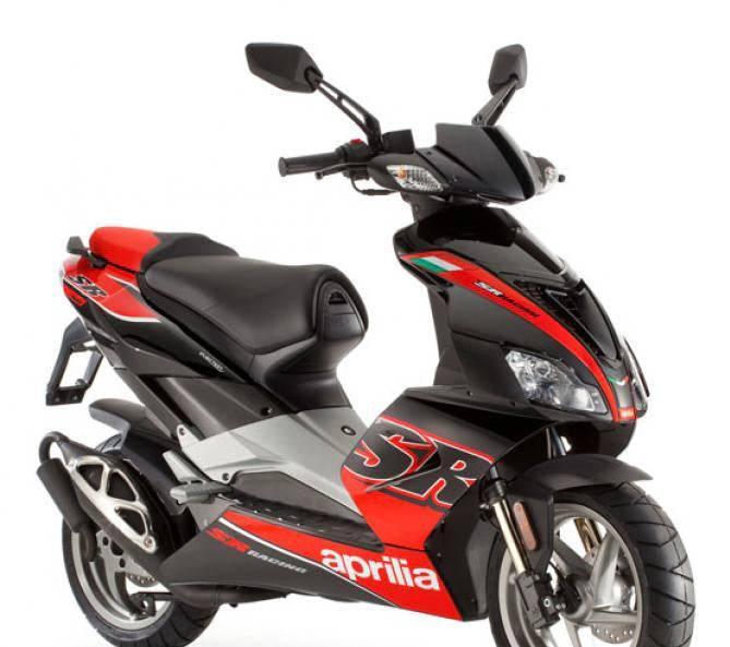 graphics kit Aprilia SR 50 2006-2020 (2010 Model) - BLACK
