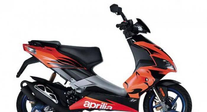 Kit déco Aprilia SR 50 2006-2020 - ORANGE LION