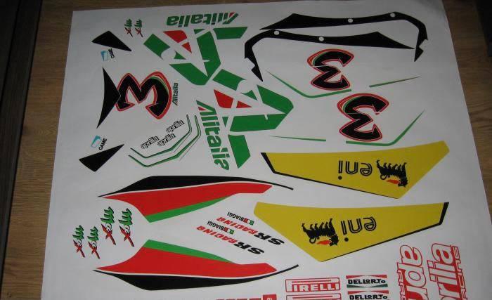 kit grafiche Aprilia SR 50 2006-2020 - REPLICA ALITALIA