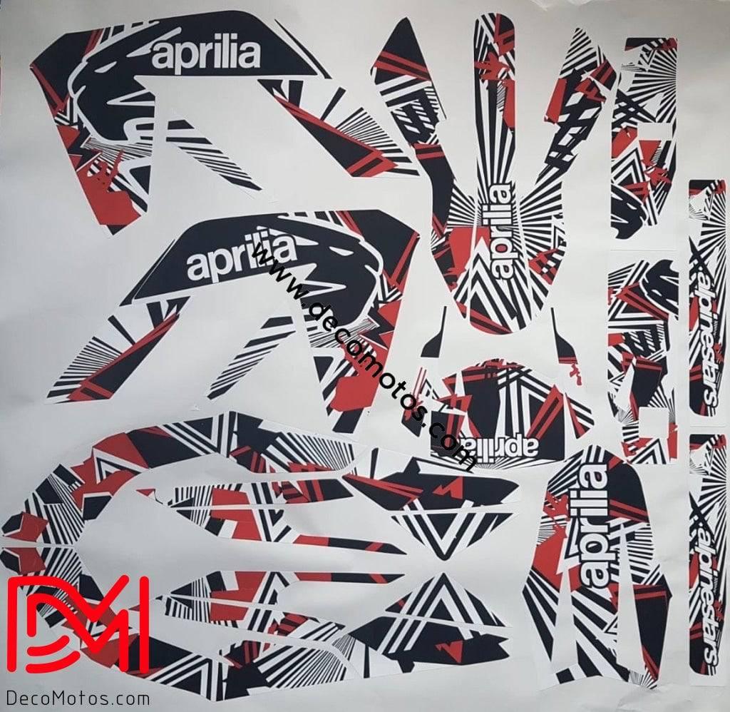 Kit Déco Aprilia SX 50 2006-2017 - B&W
