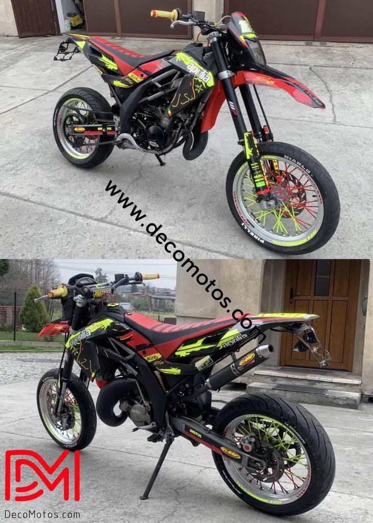 Aprilia SX 50 2006-2017 Deco Kit FLUO LION