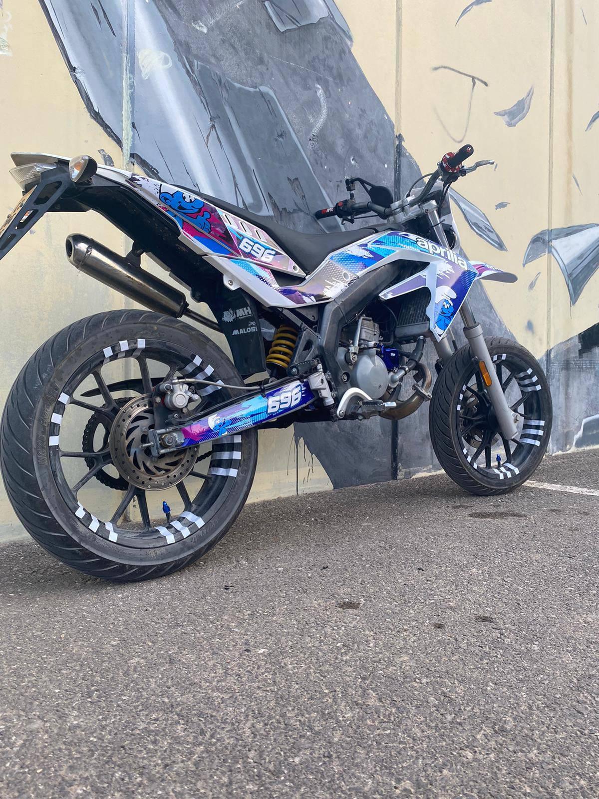 Aprilia SX 50 2006-2017 Deco Kit SCHTROUMPF