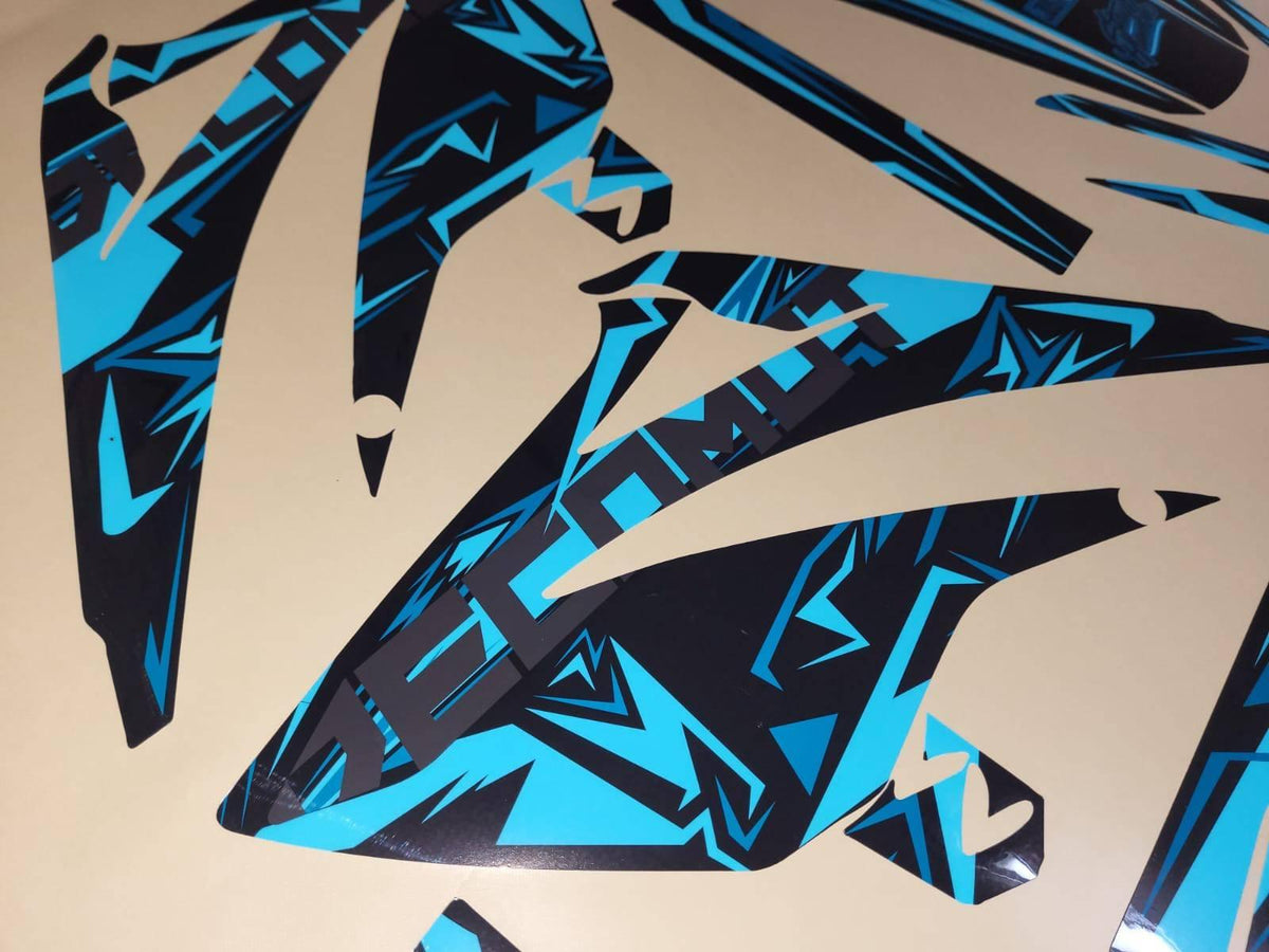 Kit Déco Beta 50 RR 2006-2010 - TURQUOISE