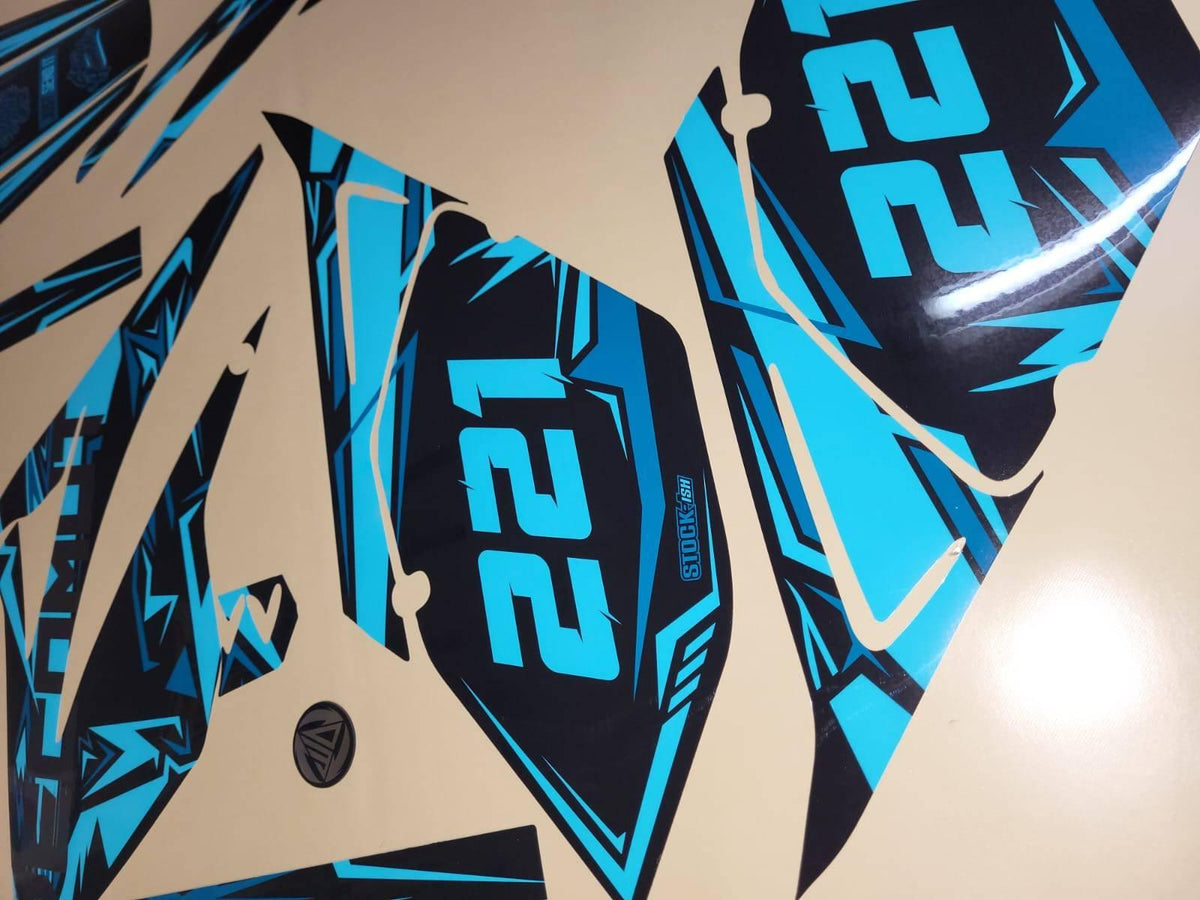 Kit Déco Beta 50 RR 2006-2010 - TURQUOISE