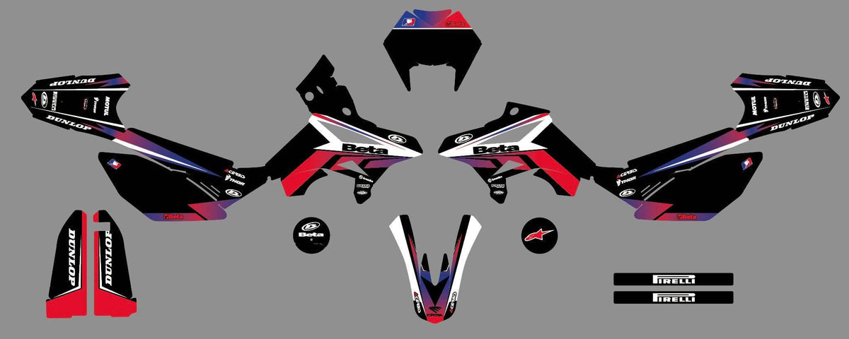 Kit Déco BETA 50 RR 2011-2020 - PRO CIRCUIT (changement de logo possible)