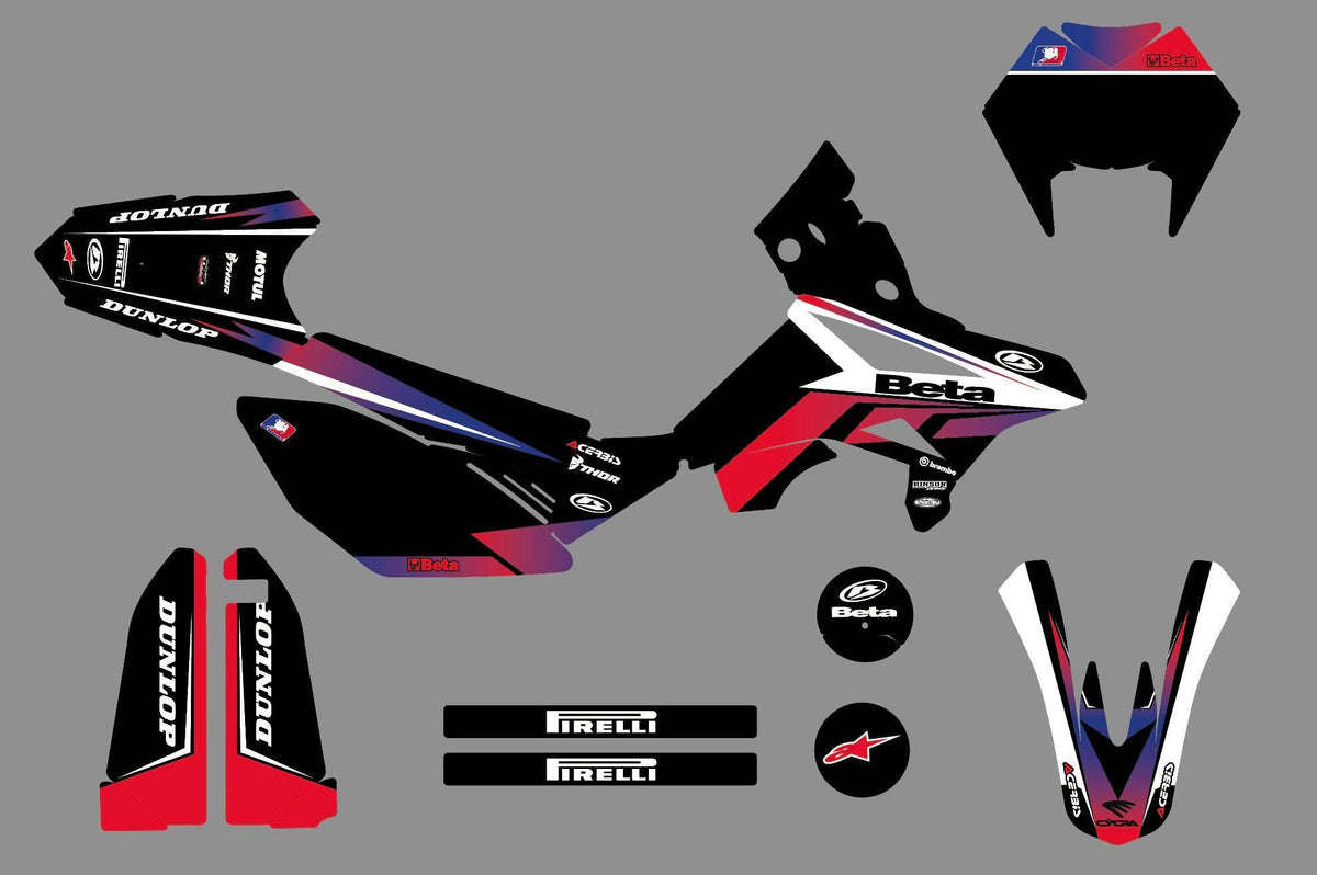 Kit Déco BETA 50 RR 2011-2020 - PRO CIRCUIT (changement de logo possible)