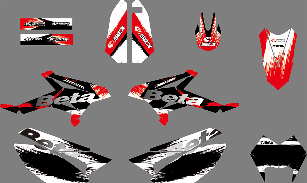 Dekor-Kit BETA 50 RR 2011-2020 - ROT