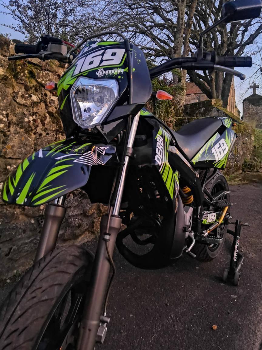 graphics kit DERBI fairings Victoria Bull Tun'R Green