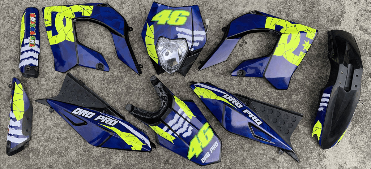 Kit Deco DERBI DRD PRO DC SHOES (Fluo en option)