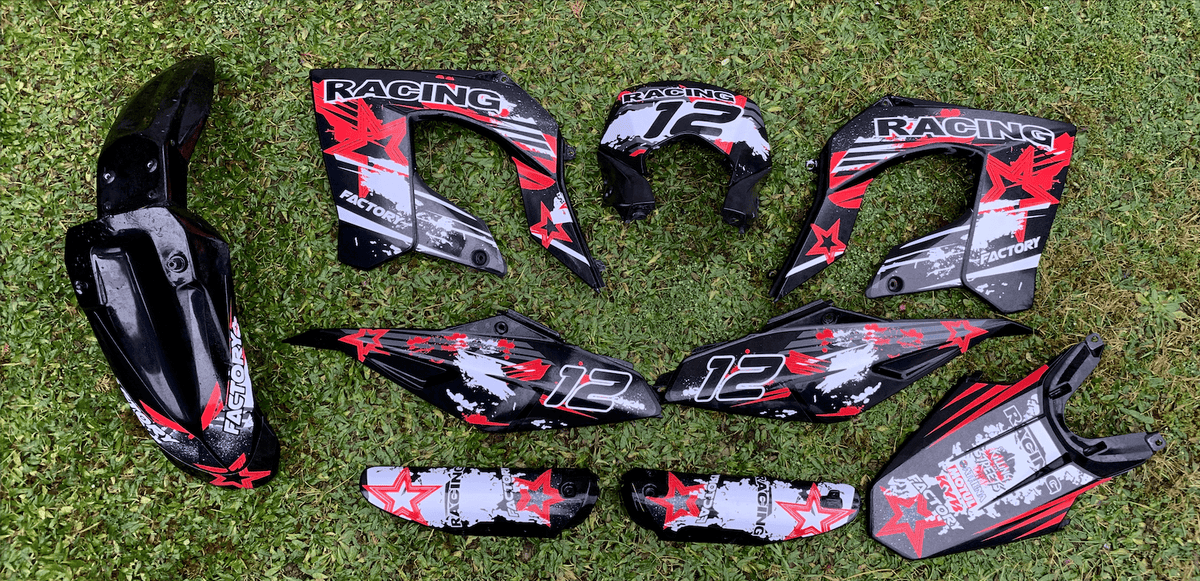 graphics kit DERBI DRD PRO RED RACING