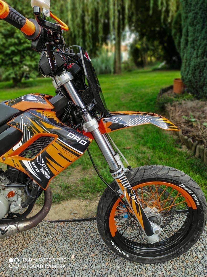 graphics kit DERBI DRD RACING 2004-2009 - ORANGE