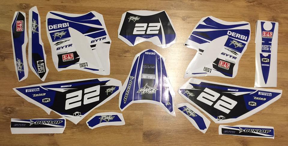 graphics kit DERBI DRD RACING 2004-2009 - ORIGINAL