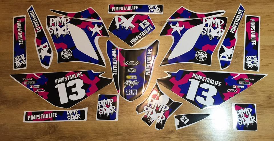 Dekor-Kit DERBI DRD RACING 2004-2009 - PIMPSTAR