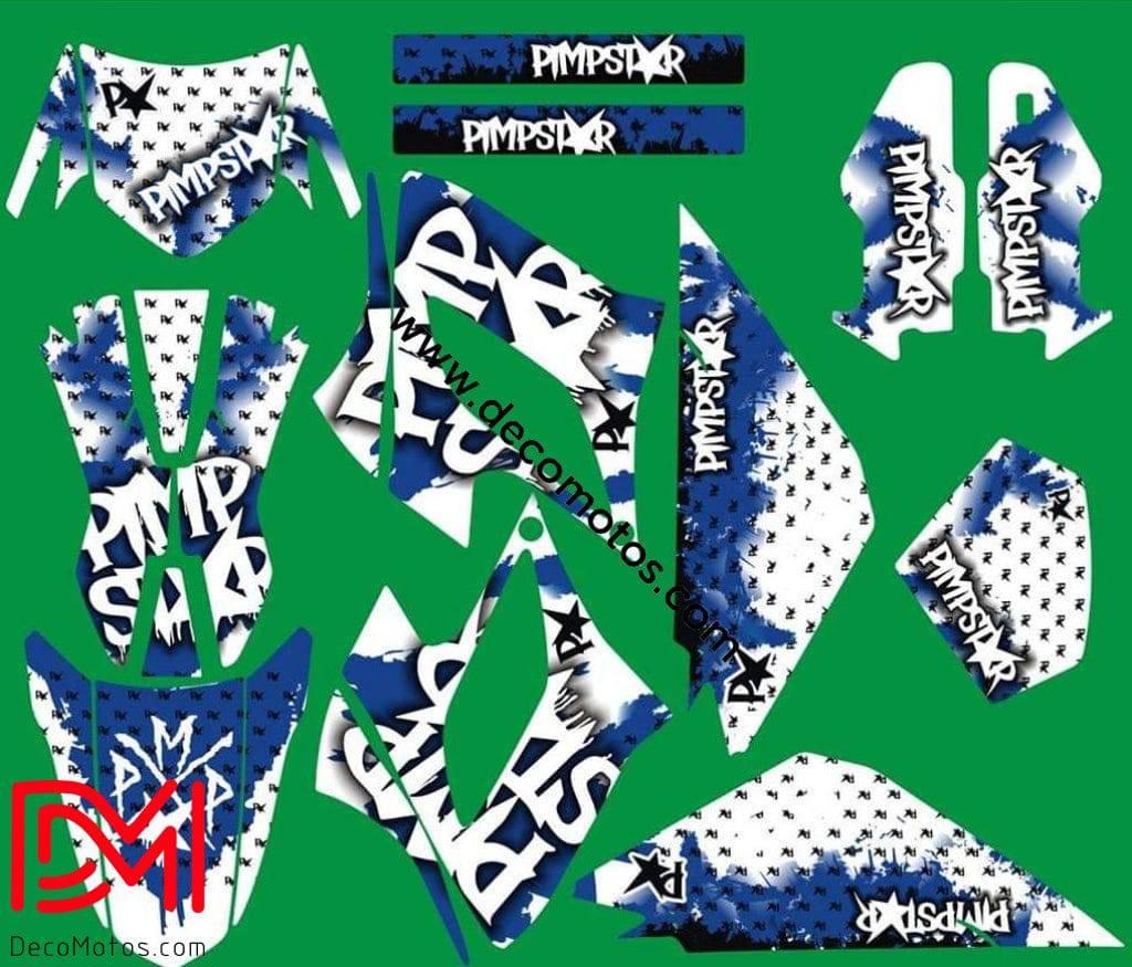 Kit Déco DERBI DRD RACING 2004-2009 - PIMPSTAR BLEU