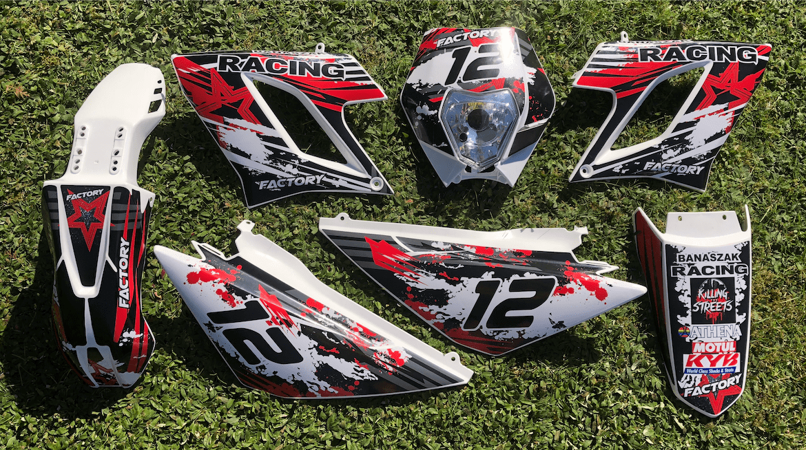 Kit Déco DERBI DRD RACING 2004-2009 - RACING RED