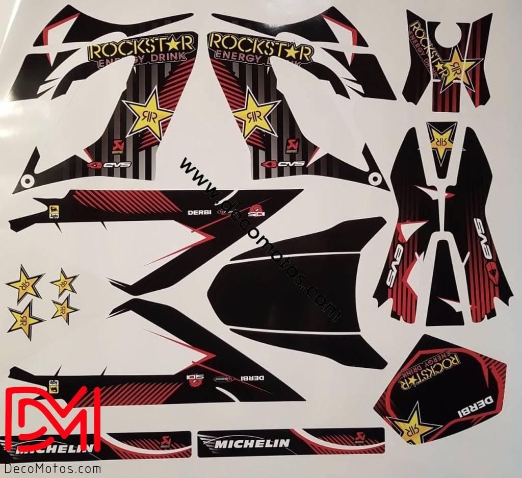 kit gráfico DERBI DRD RACING 2004-2009 - ROCKSTAR