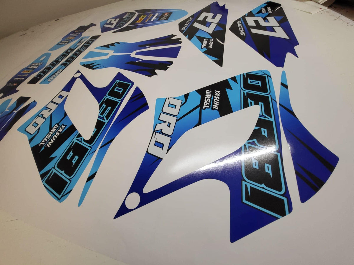 DERBI DRD RACING 2004-2009 Deco Kit - TURQUOISE