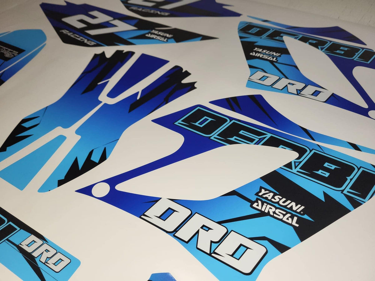 DERBI DRD RACING 2004-2009 Deco Kit - TURQUOISE