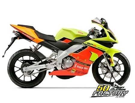 kit gráfico DERBI GPR REPLICA MALOSSI FLUO