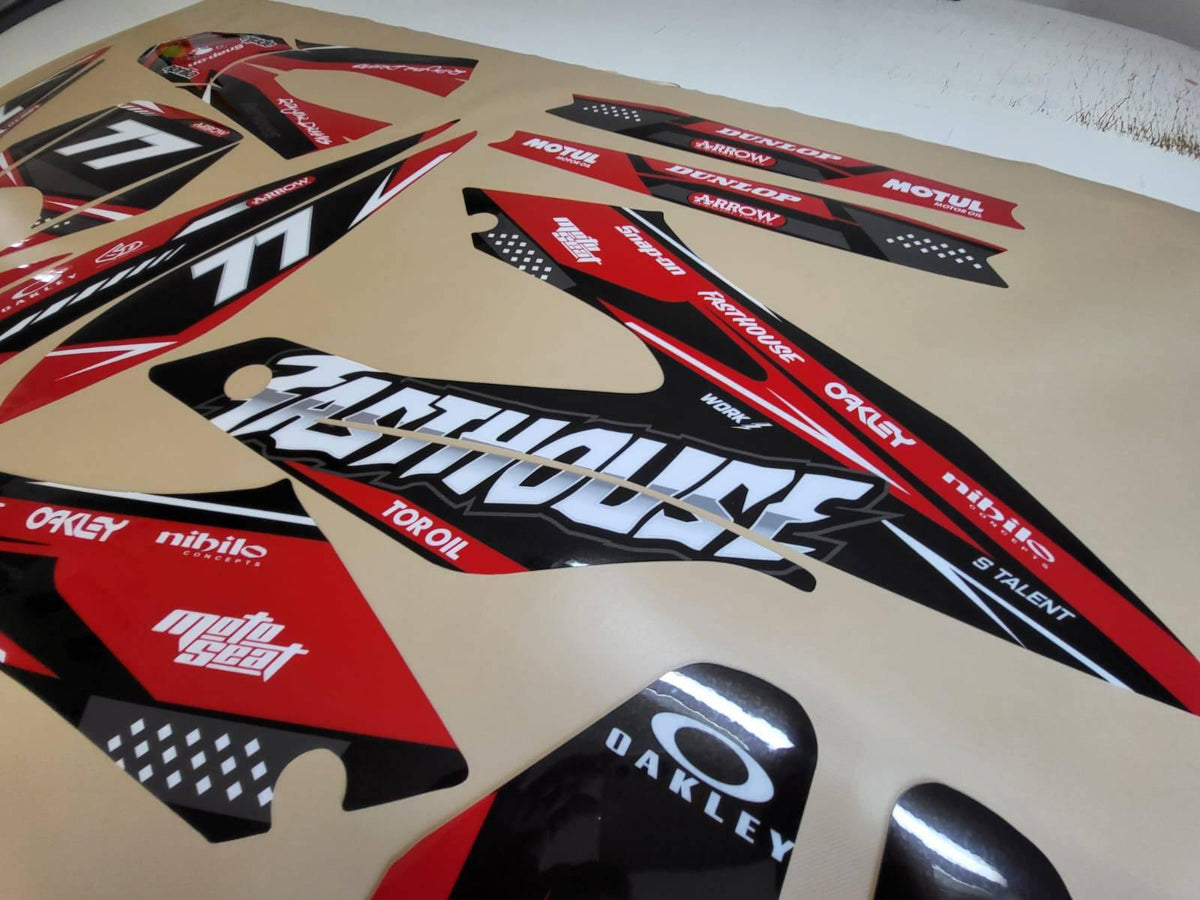 kit gráfico Derbi Senda DRD 125 SM / Aprilia SX 125 2018-2024 - FASTHOUSE