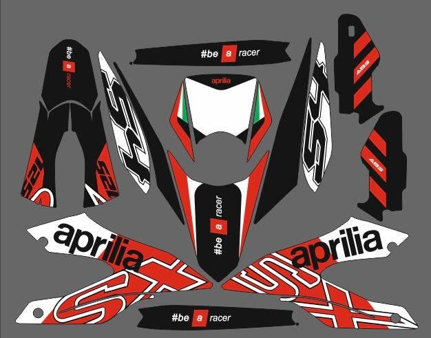 DERBI Senda DRD 125 SM / APRILIA SX 125 2018-2024 graphics kit ORIGINE