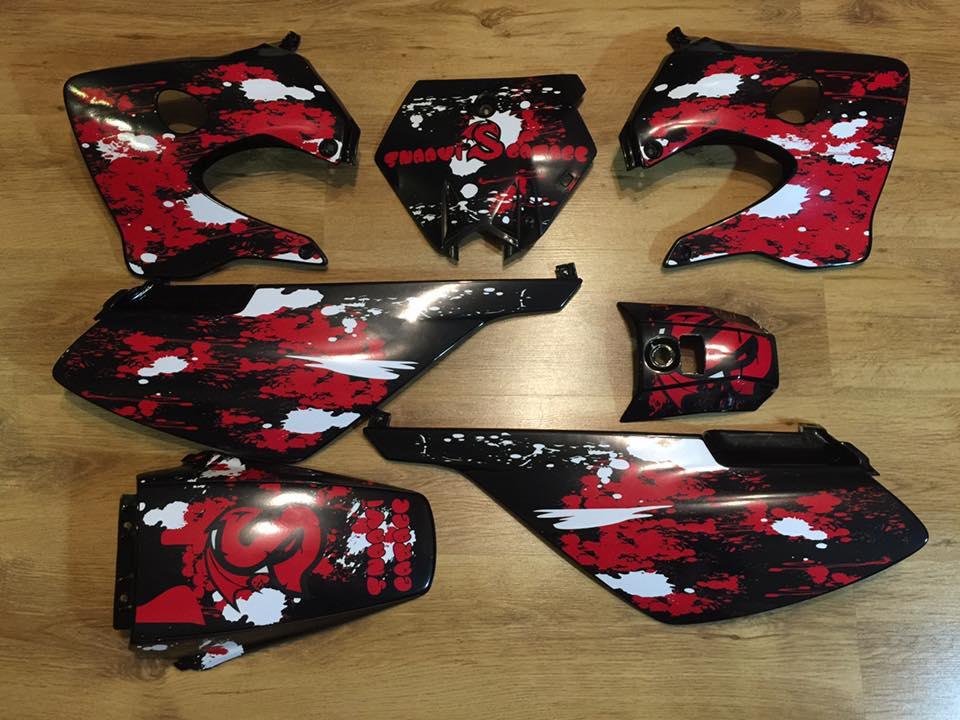 Kit Déco DERBI XTREME 2003-2004 - BLOOD