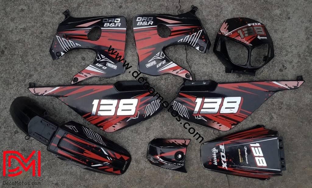 Kit Déco DERBI XTREME 2003-2004 (Chrome en option)