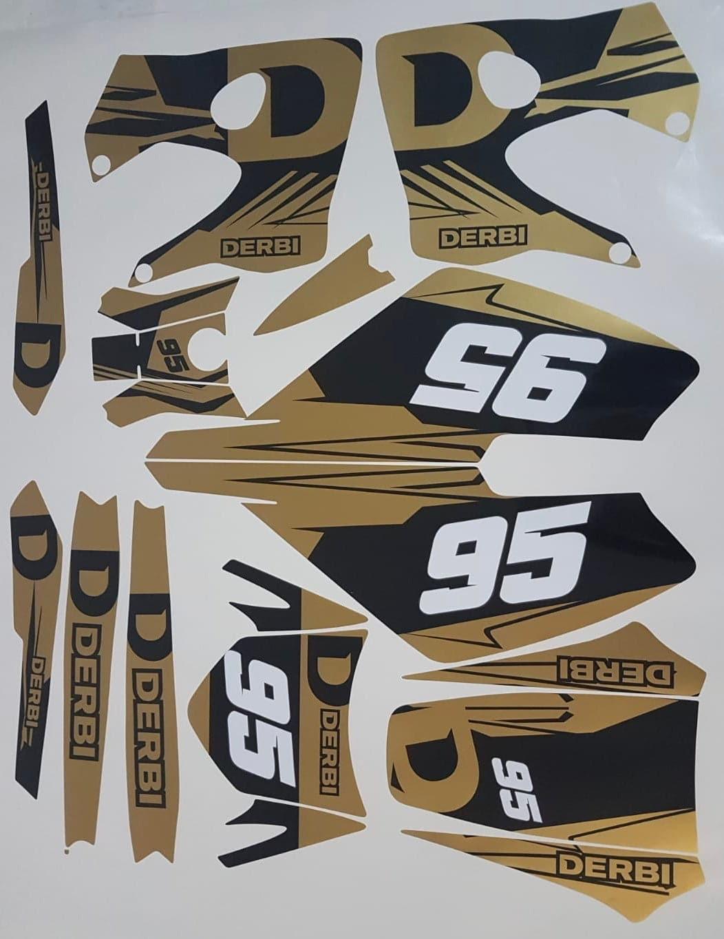 Kit Déco DERBI XTREME 2003-2004 - GOLD