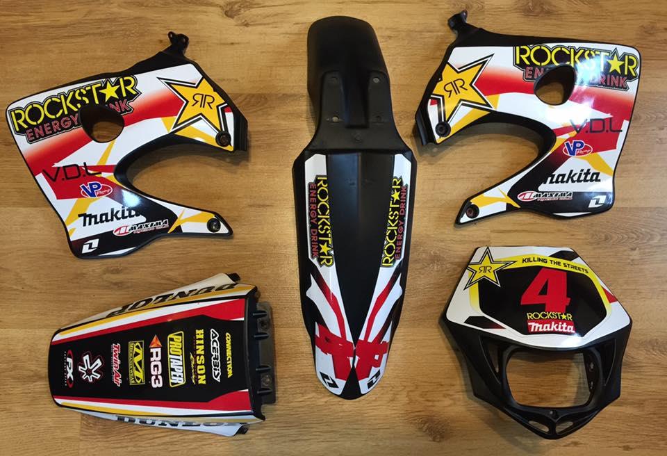 DERBI XTREME 2003-2004 Deco Kit - ROCKSTAR